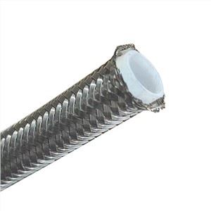 Wąż w metalowym oplocie z powłoką PTFE